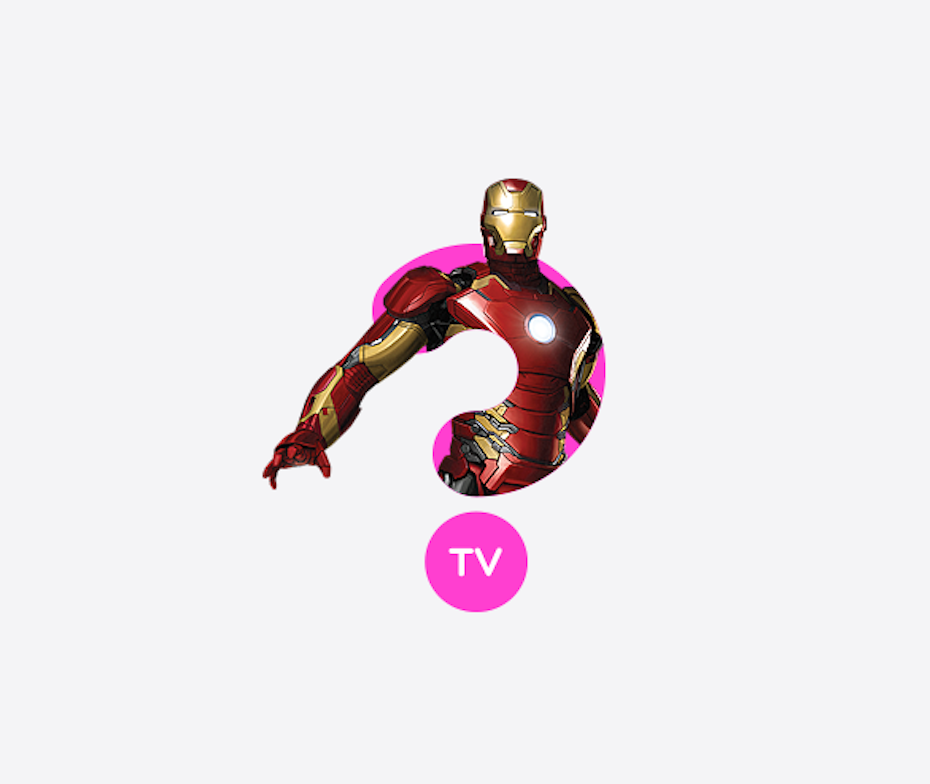 Realistic Ironman 3d logo design