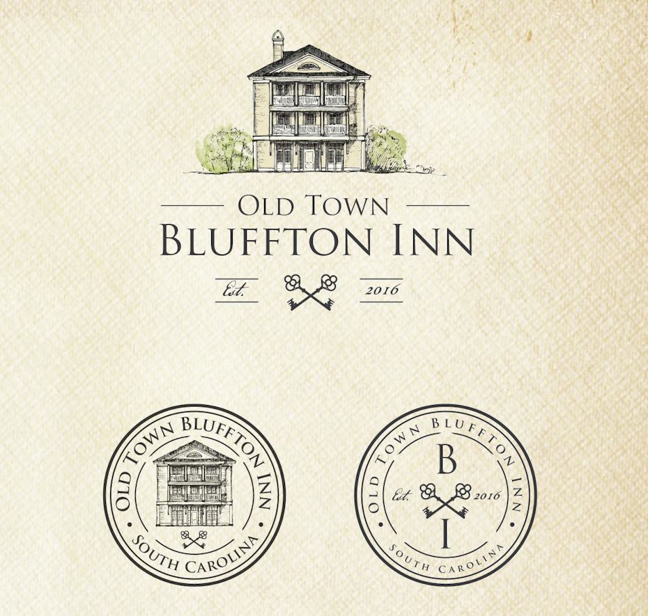 logo design for Old Town Bluffton Inn