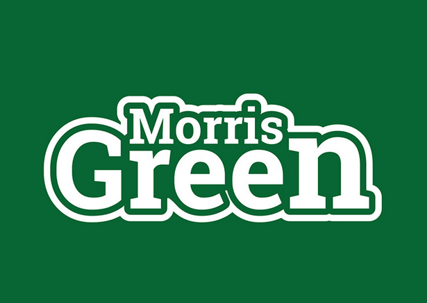 terrible logo design of Morris Green