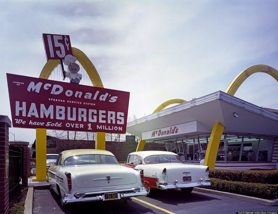 the first McDonalds restaurant