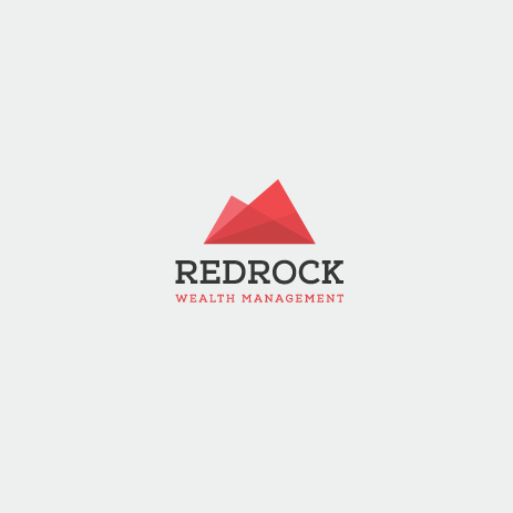 abstract logo of red mountains, with colors overlaid in the full-color version]