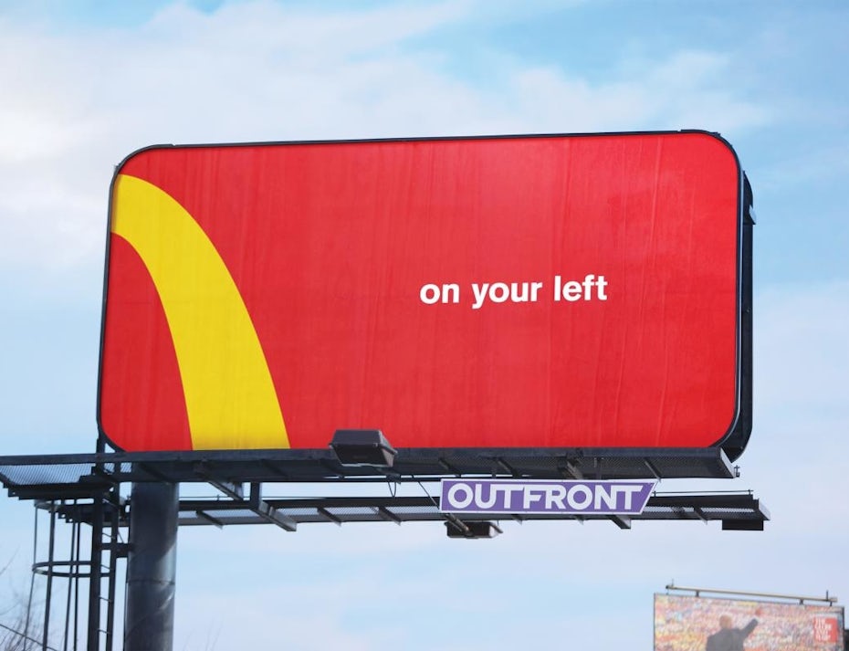 McDonalds billboard