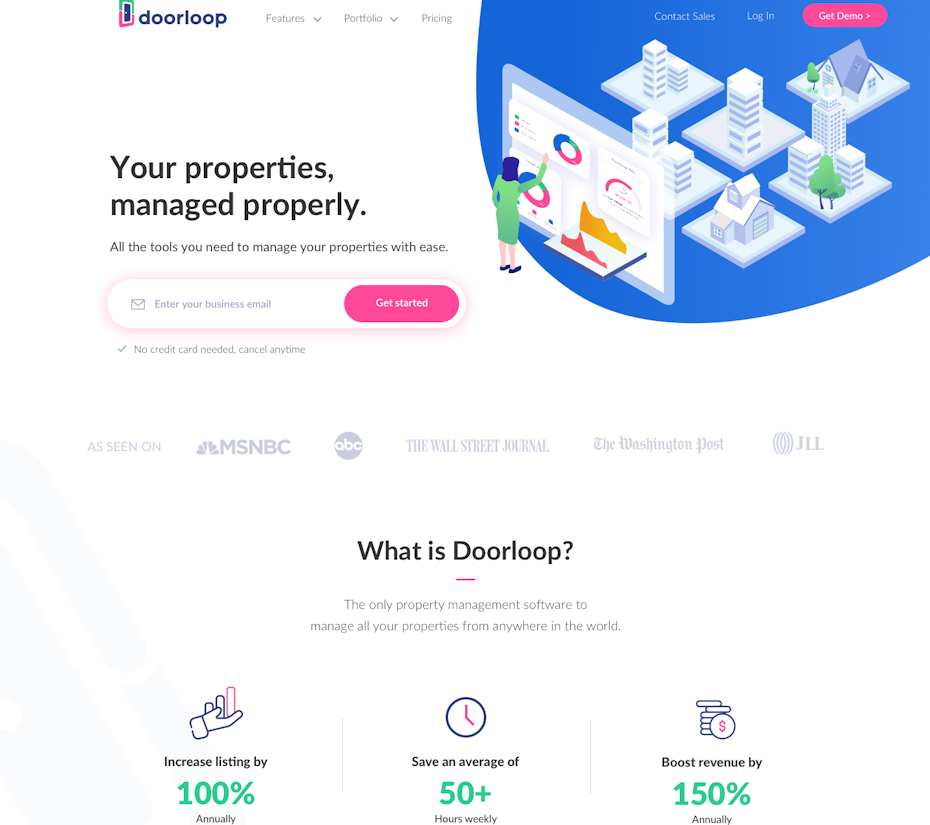 Real estate content background