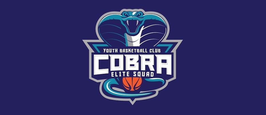 眼镜蛇青少年篮球俱乐部的体育标志