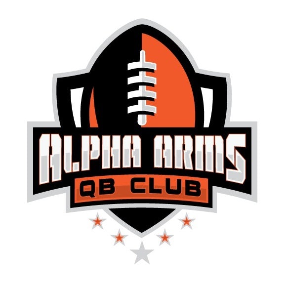 sports logo for Alpha Arms Football Club