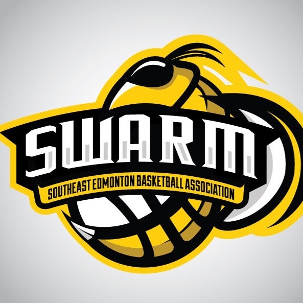 sports logo for Swarm Basketball