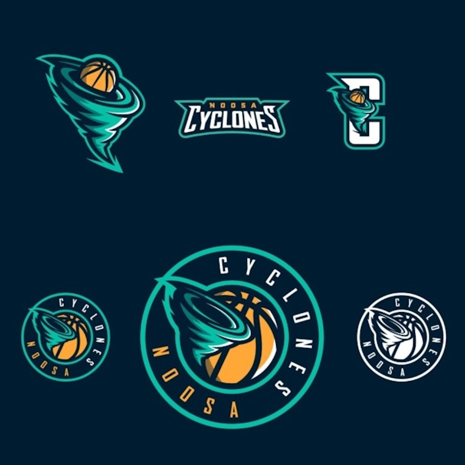 sports logo for Noosa Cyclones