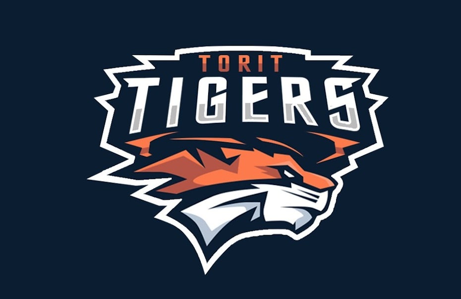 sports logo for Torit Tigers