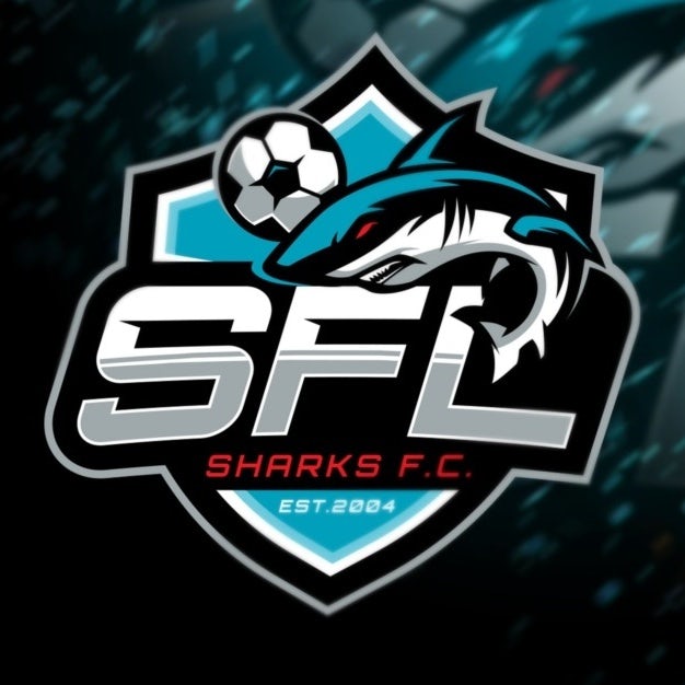 logo deportivo para Sharks for Life