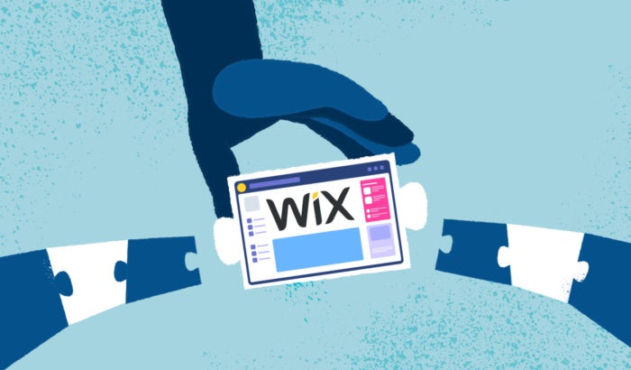 wie man eine Wix website erstellt illustration