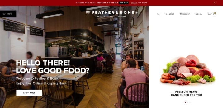Beautiful ecommerce store