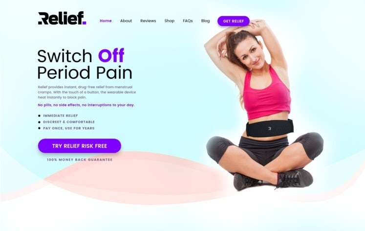 Landing Page design