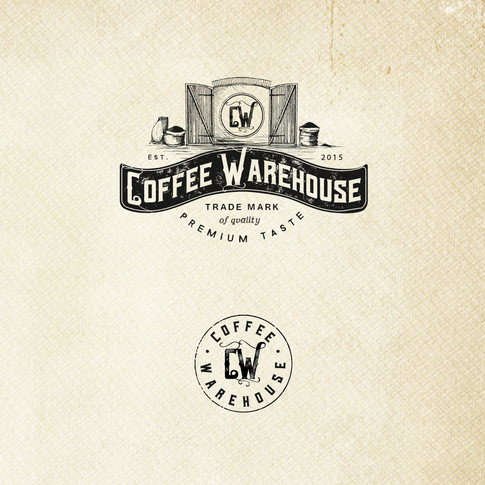 Nostalgic Coffee Warehouse Branding