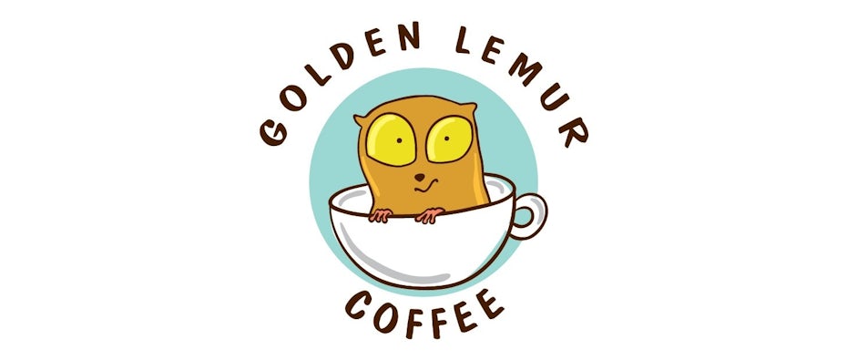 Golden Lemur Coffee Branding
