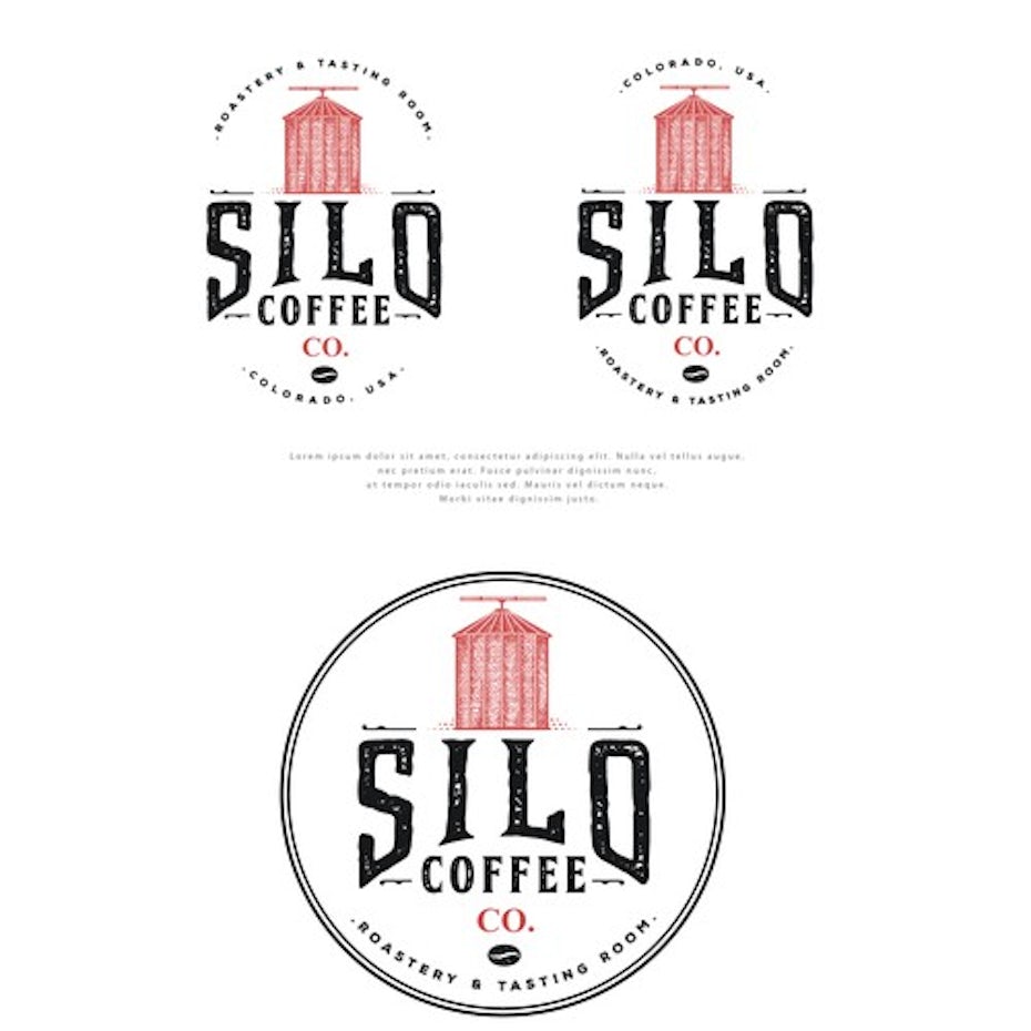 Nostalgic Coffee Silo Branding