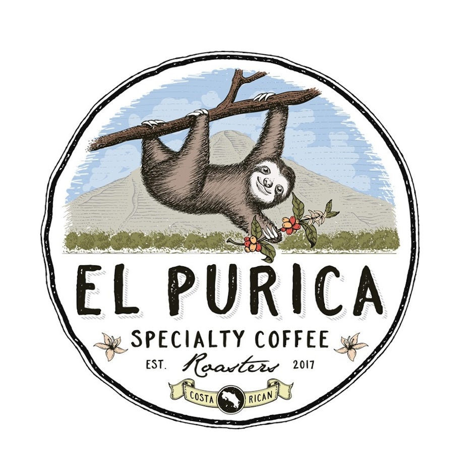sloth Coffee Branding and logo