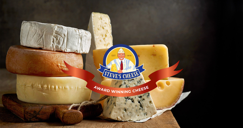 multi-part cheese ecommerce website