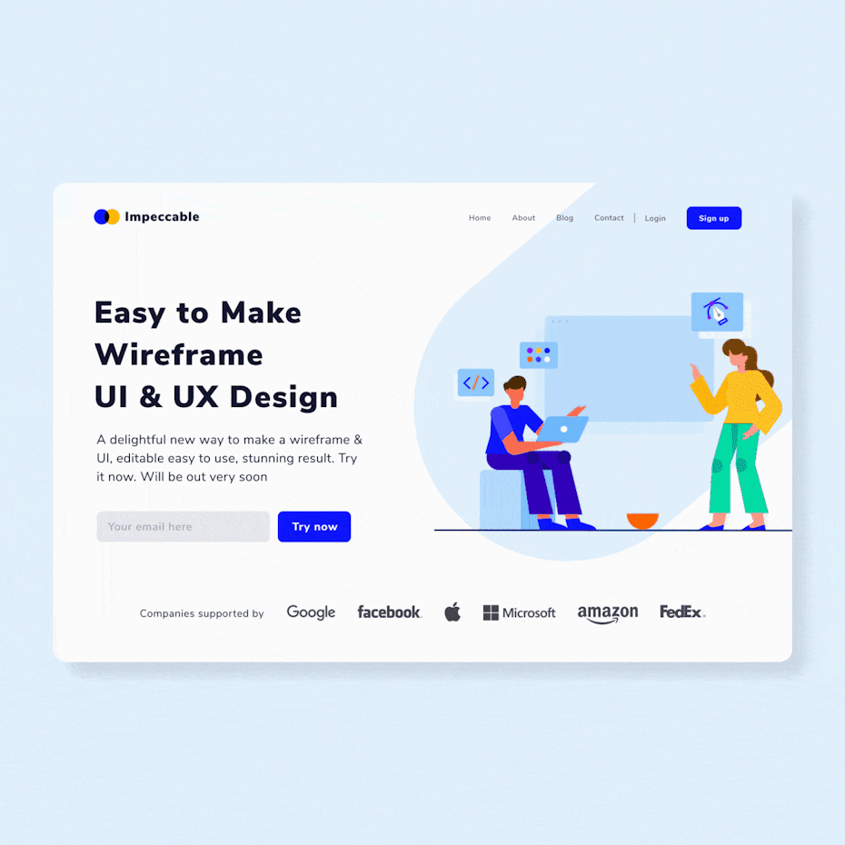 UX Homepage