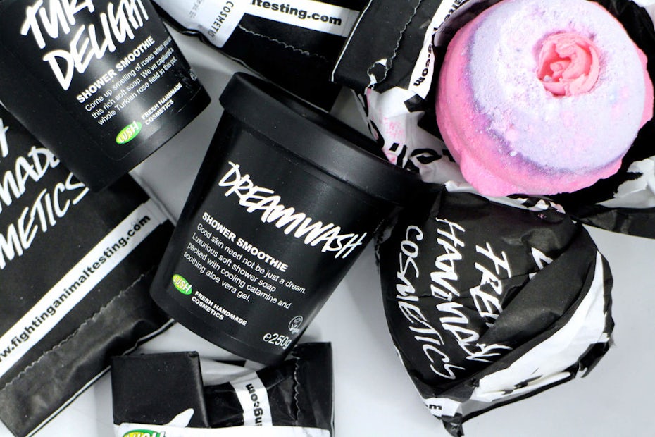 Lush packaging