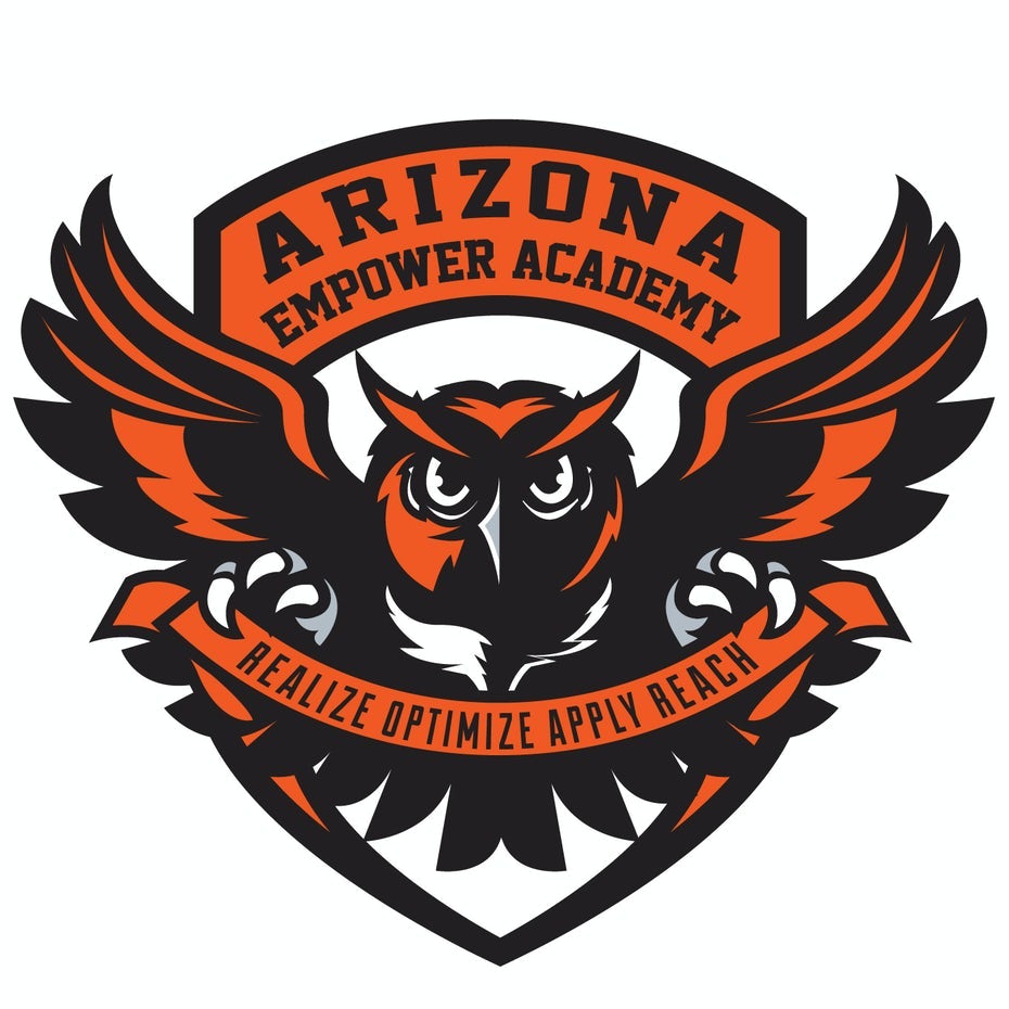 Owl mascot logo design