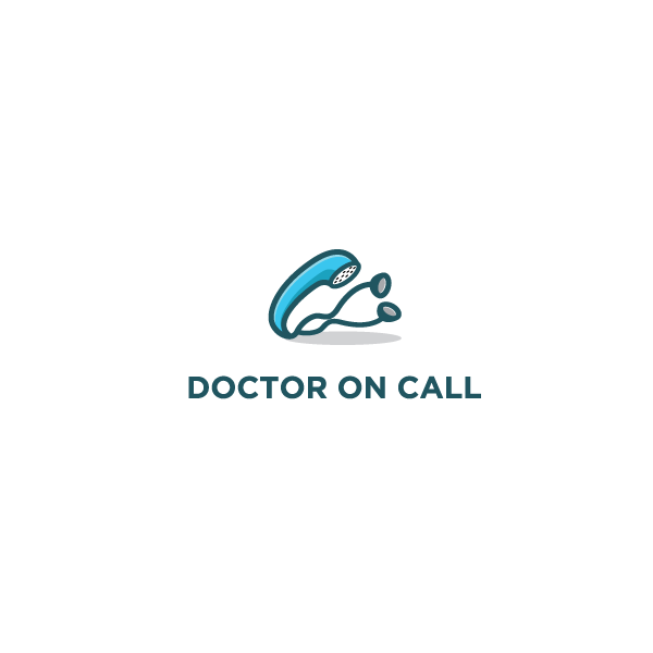 Arzt-Logo mit Telefon