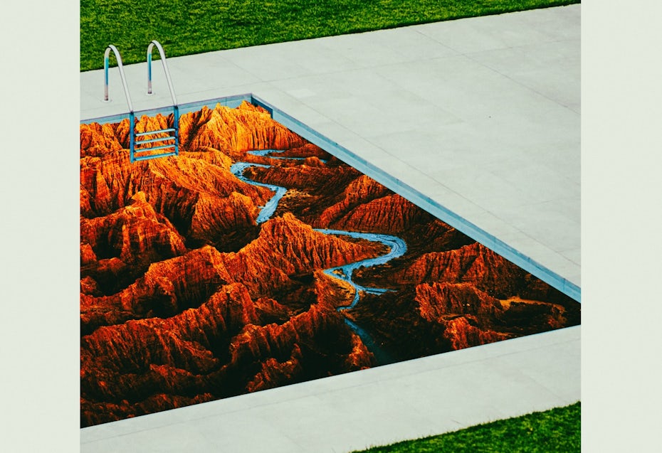 Surreal photo collage artwork