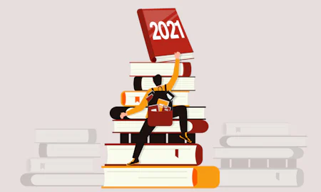 Featured image for the article "8 top book cover design trends for 2021"