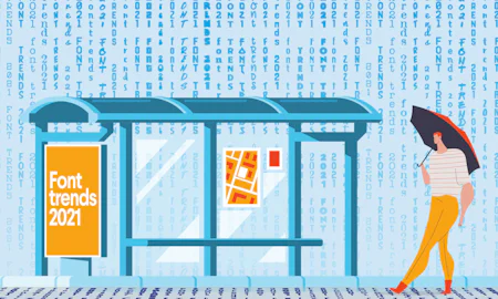 Featured image for the article "8 fabulous font trends for 2021"