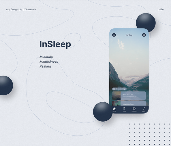 app design trend example of gentle visuals