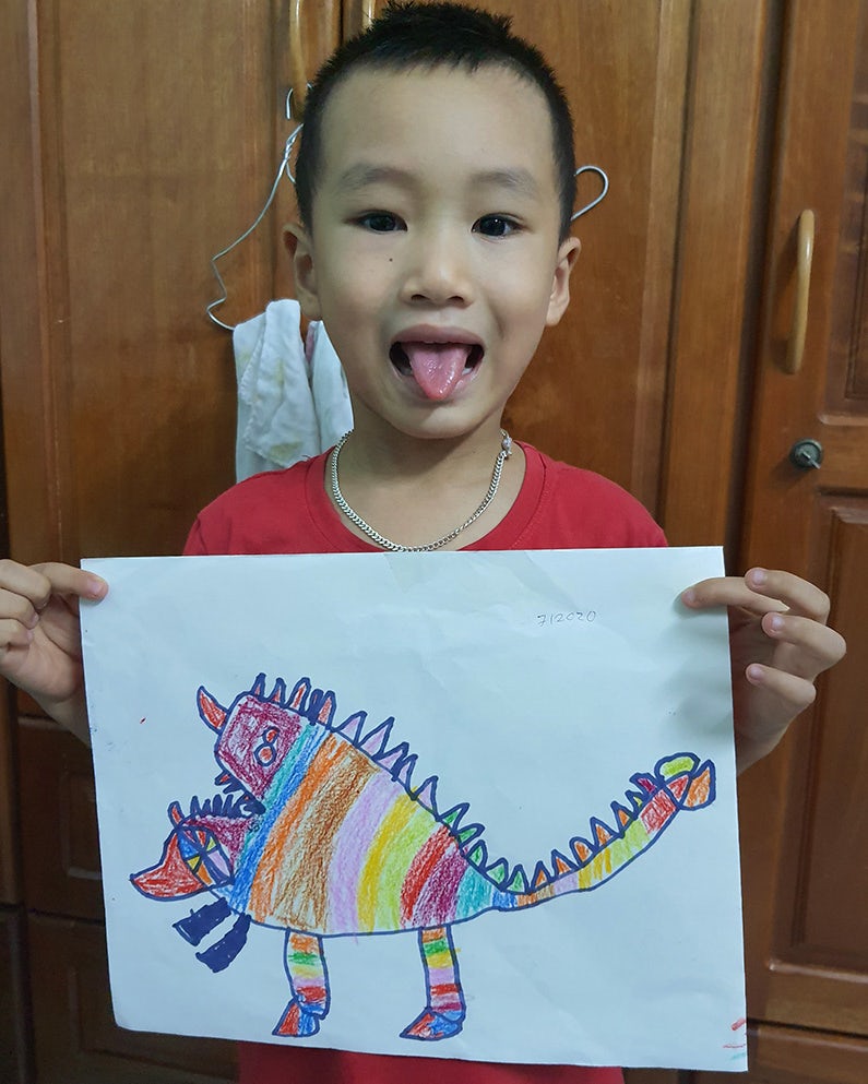 cute rainbow illustration