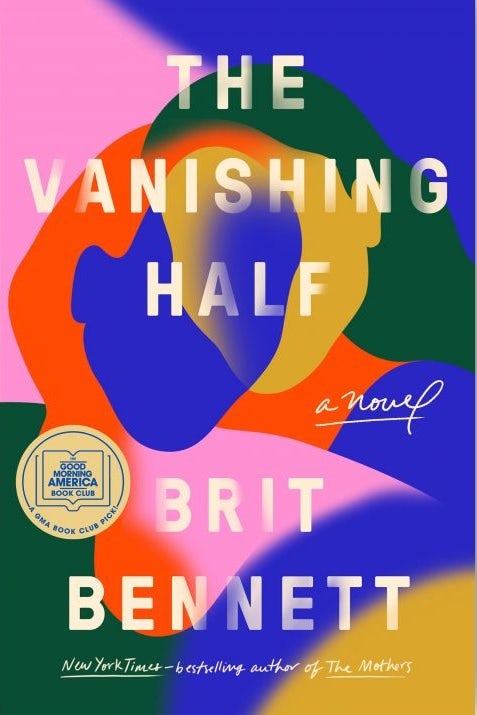 book cover showing a brightly colored, colorblock design