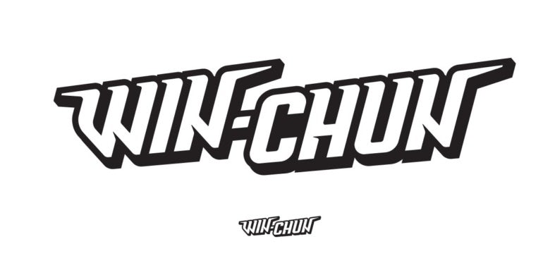 Hand-lettered logo design with sharp angles