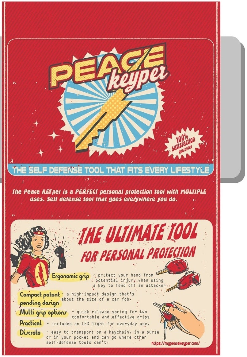 Vintage comic book inspired packaging design