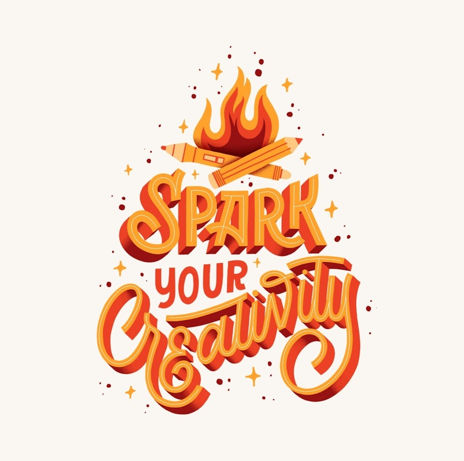 lettering spark your creativity