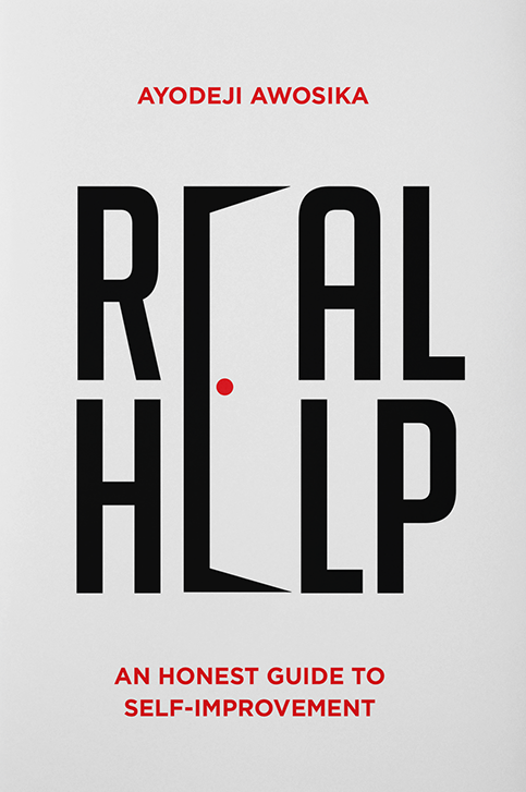 white book cover with black text and an abstract door within the text