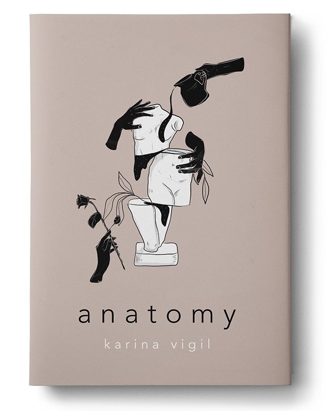 Surreal illustrated book cover design