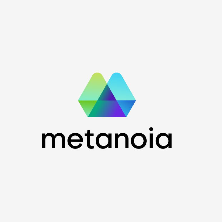 logo design trends example: blue and green abstract logo
