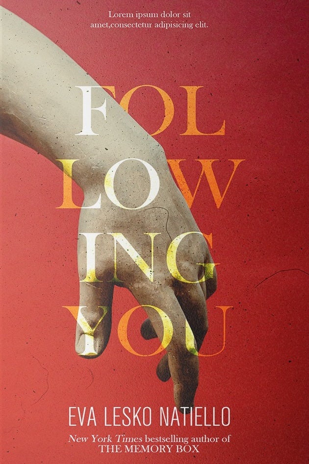 red book cover with yellow text and an image of a hand