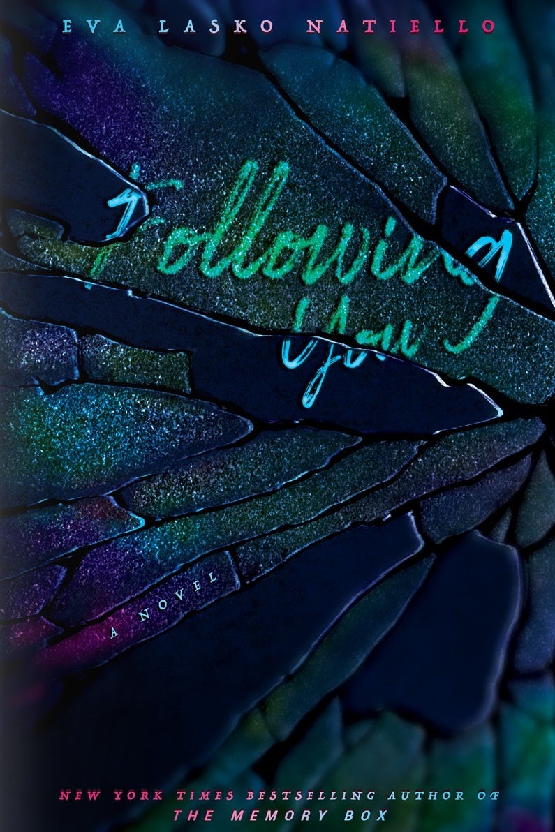 green and dark blue book cover design of evenly laid thin stones and purple text