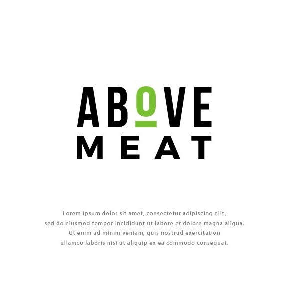 Logo wordmark design for organic vegetarian brand