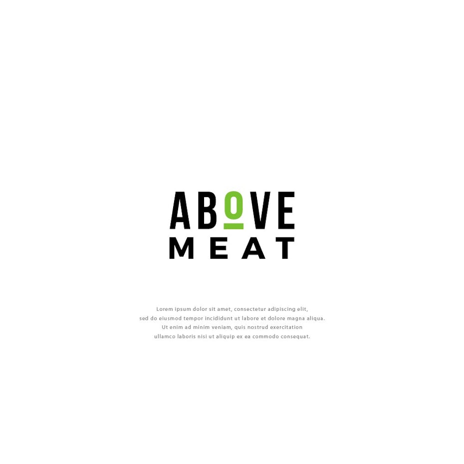 Logo wordmark design for organic vegetarian brand