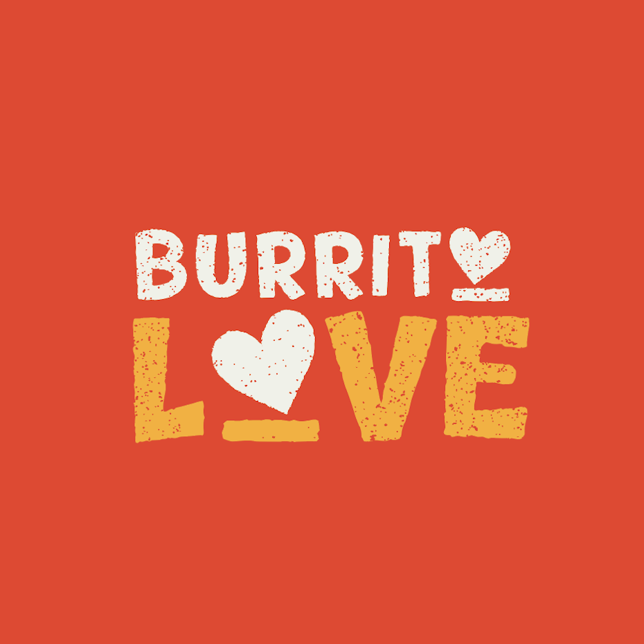 Hand-lettered wordmark logo design for Mexican food brand
