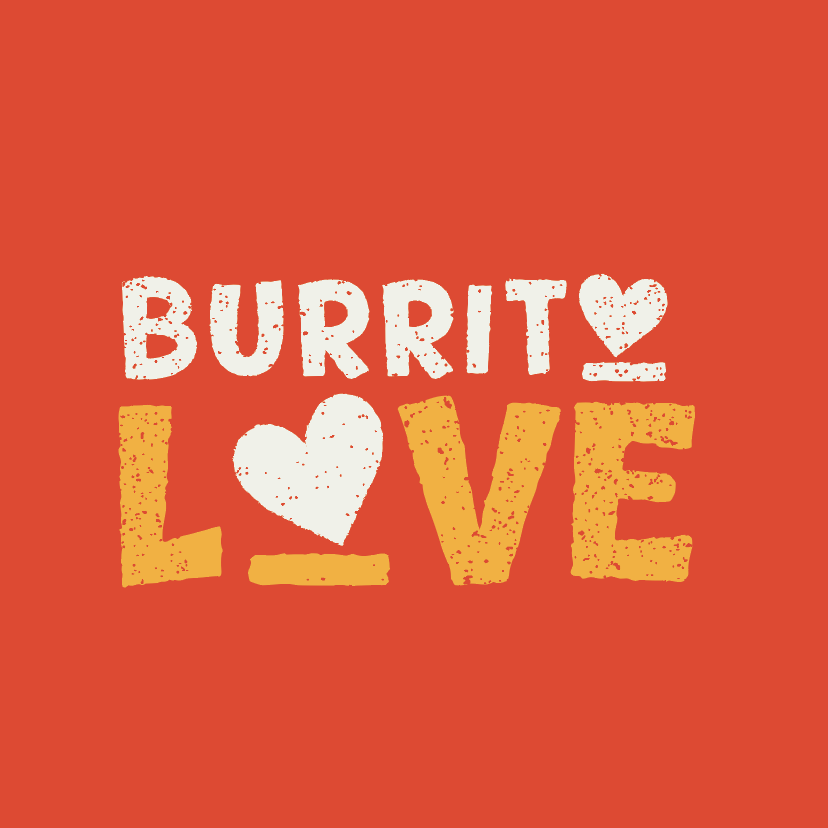 Hand-lettered wordmark logo design for Mexican food brand