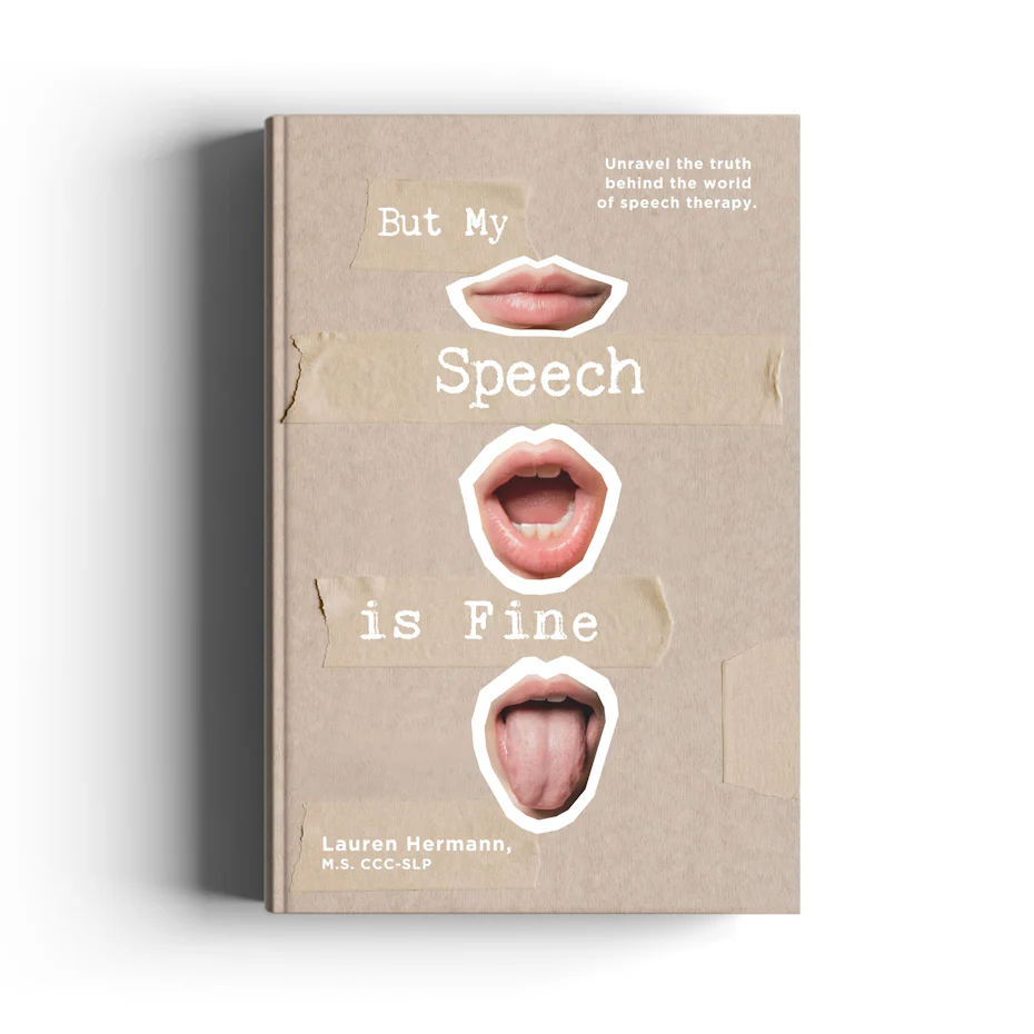 Paper cutout style book cover design with typewriter font