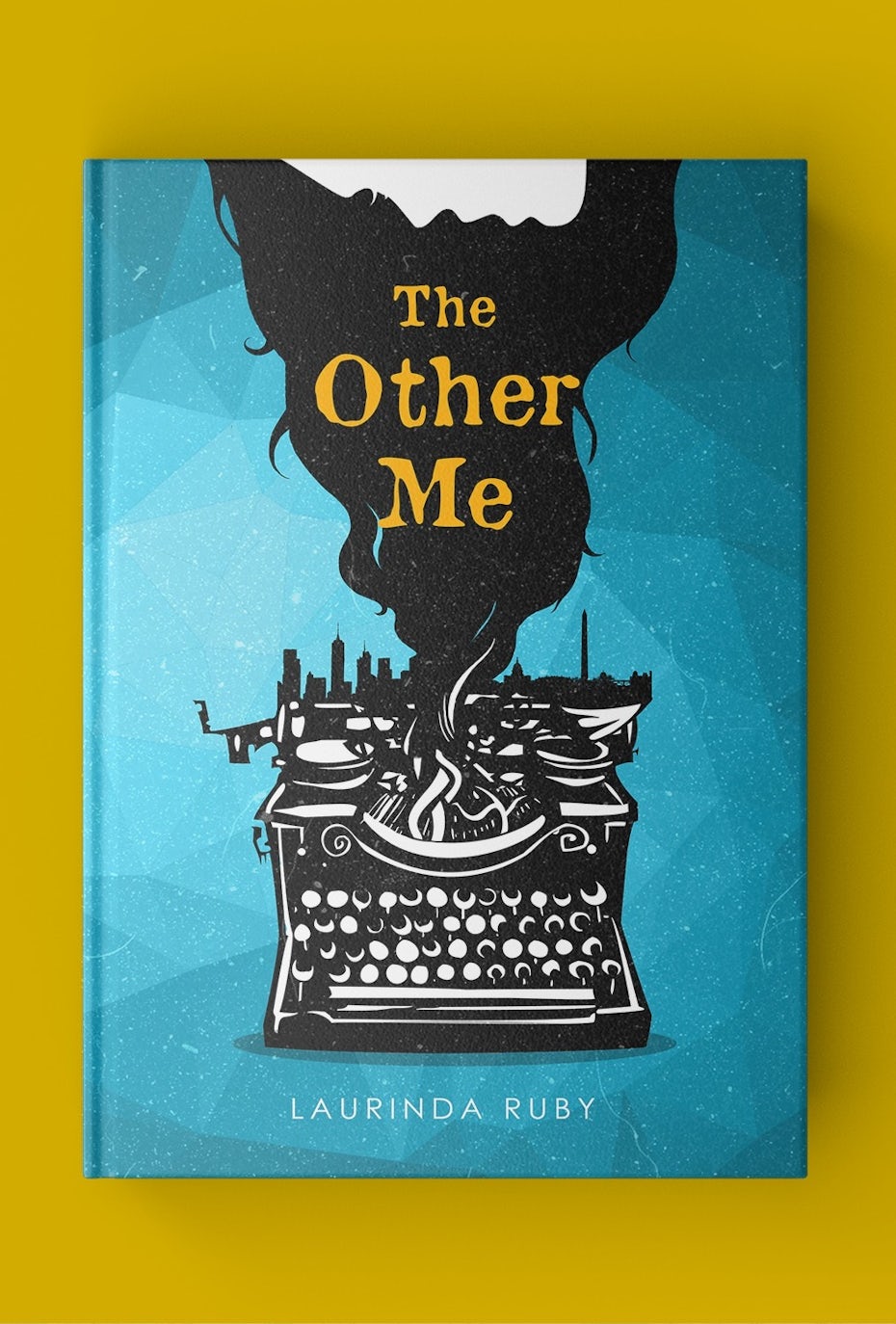 Surreal illustrated book cover design