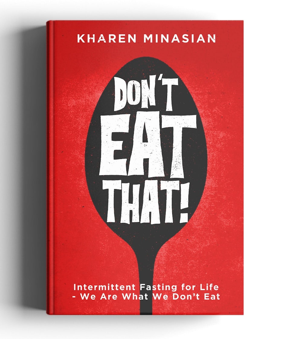 Red hand-lettered book cover with uneven typography