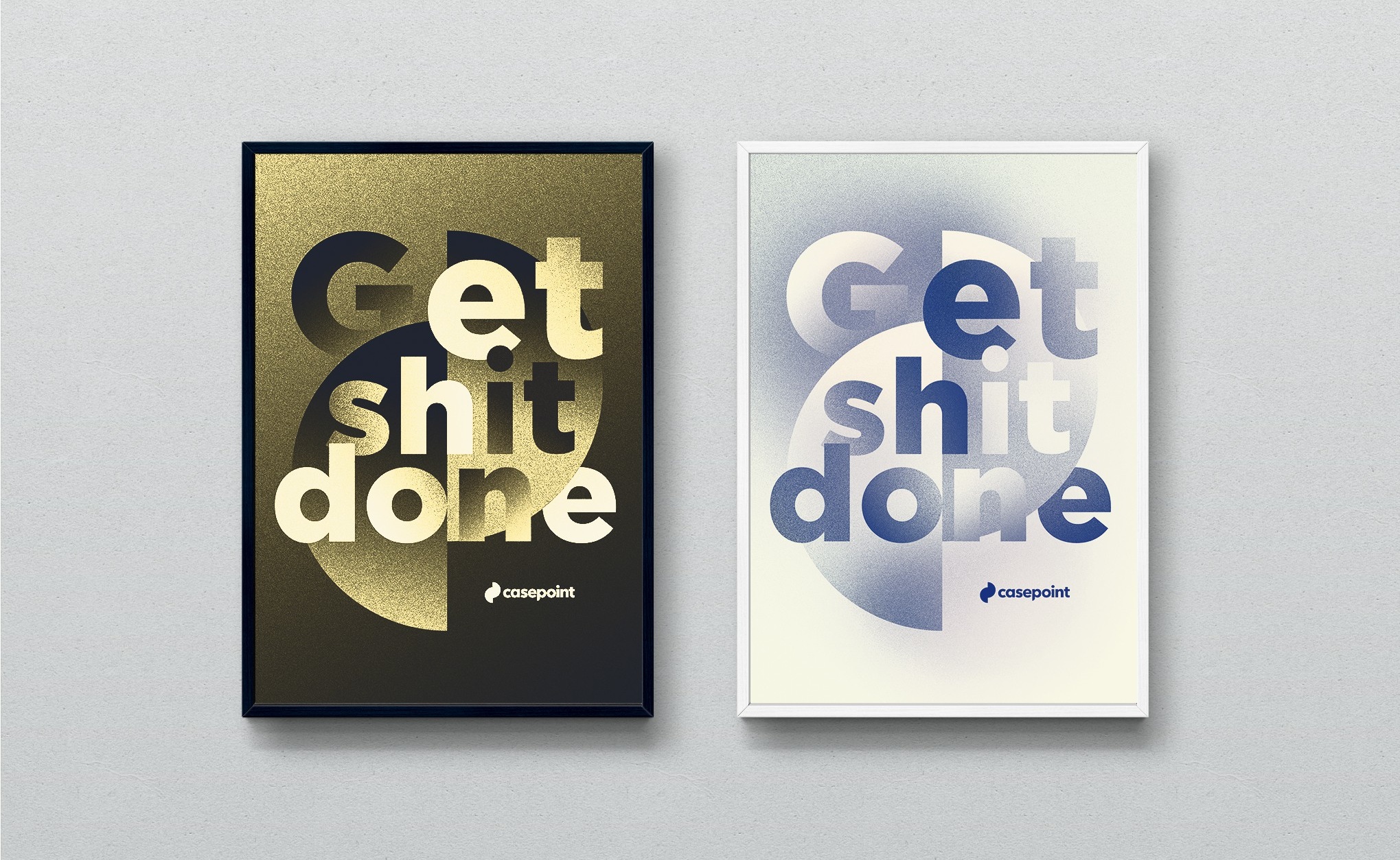 Motivational Poster Design With Grainy Blur Effect