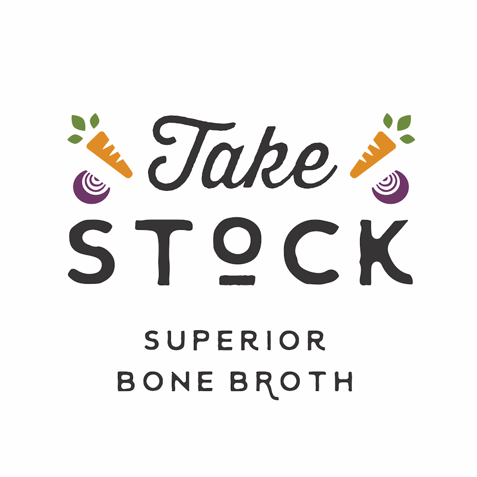 Hand-lettering logo design for organic food brand