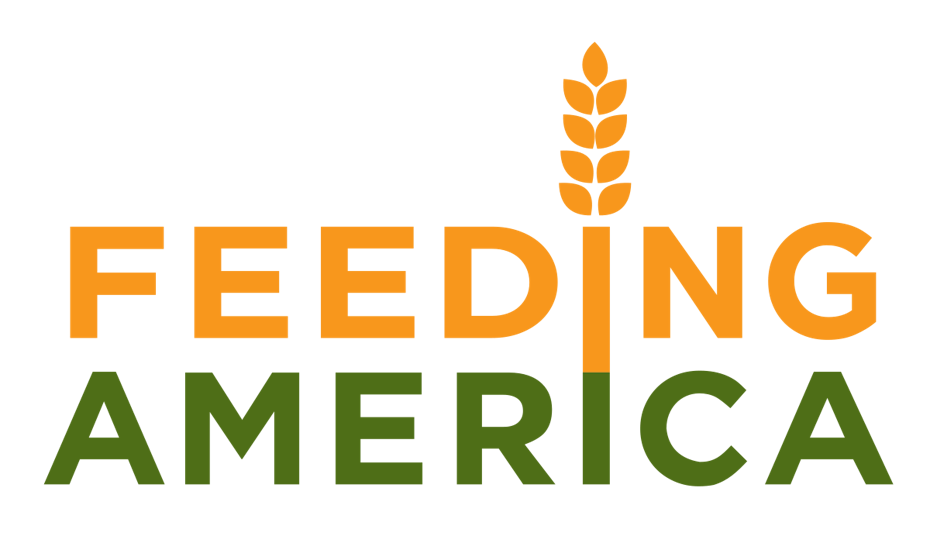Le logo vert et jaune de Feeding America