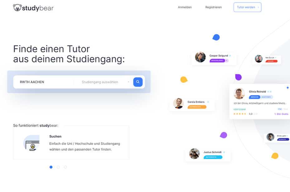 Student collaboration app UX design